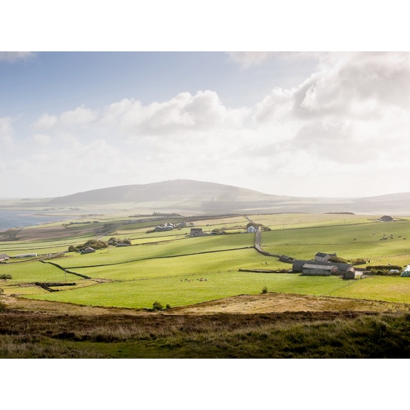 Looking towards Keelylang Hill from Cuween Hill. Orkney