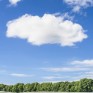 Cloud and farmland, Sidlaw Hills. © George Logan