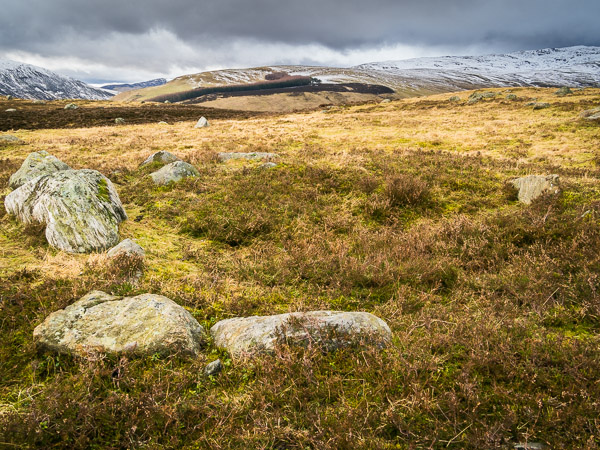 Hut circle, Auchenchapel © George Logan