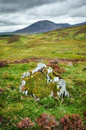 Possible standing stone with Carn Liath in the background